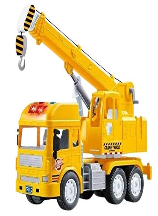 KONIGIN Play Game Plastic Crane Friction Crane Trucks Toy for Kids Boys (Pack of 1_Multicolor) - Image 1